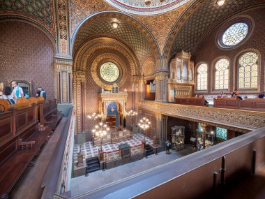 Prag 'daki İspanyol Sinagogu, Çek Cumhuriyeti, Yüksek kalite fotoğraf