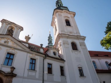 Strahov Manastırı, Çek Cumhuriyeti Prag 'da bulunan tarihi Premonstratensian manastırı. Yüksek kalite fotoğraf