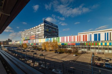 Moskova, Rusya. 31 Ekim 2015. Monorail station 