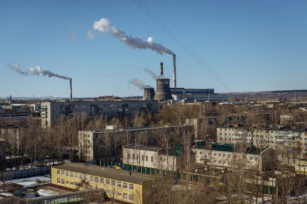 Ulyanovsk, Rusya - 15 Mart 2016. Kentin genel görünüm