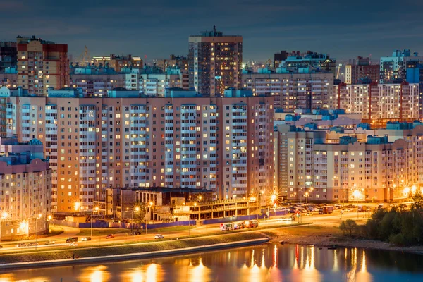 St. Petersburg in het zuidwesten van de nacht — Stockfoto