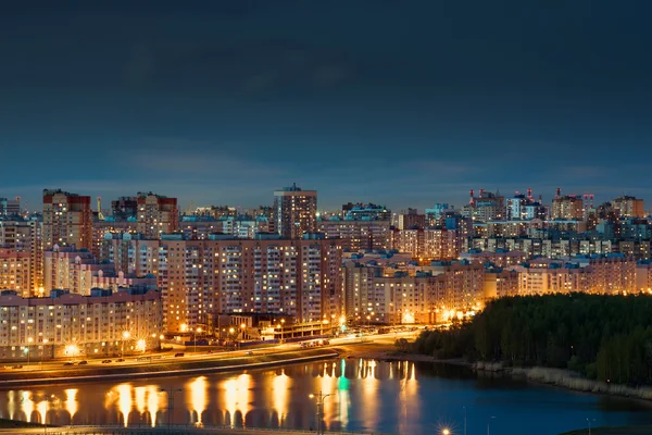 St. Petersburg at night southwest — Stock Photo, Image