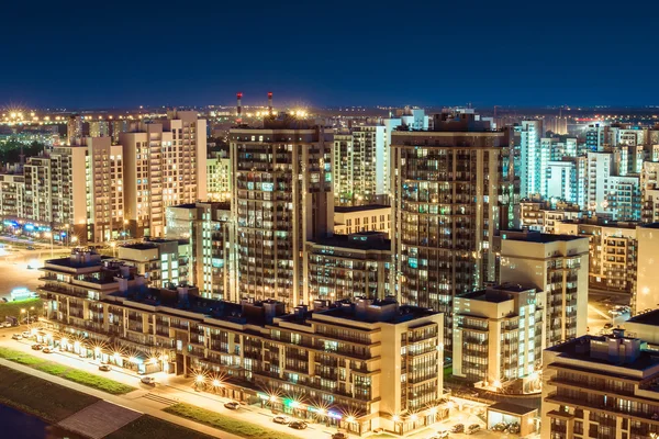 St. Petersburg at night southwest — Stock Photo, Image