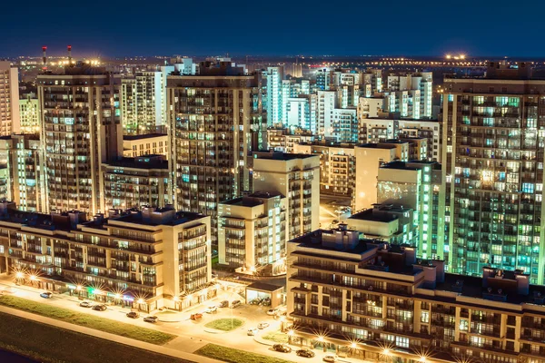 St. Petersburg at night southwest — Stock Photo, Image