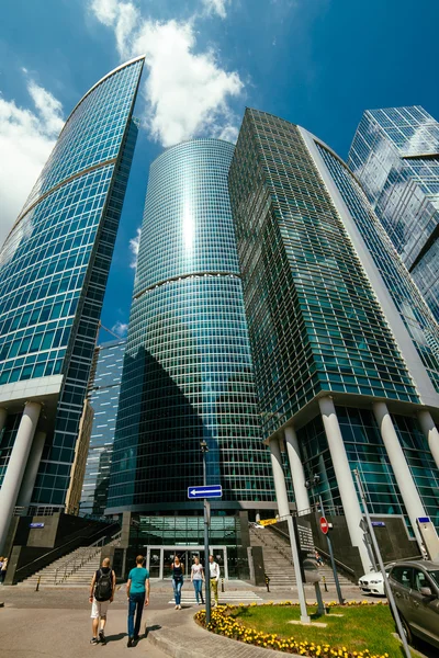 Moskou, Rusland - 17 juni 2016. Moskou-stad (Moskou International Business Center). — Stockfoto