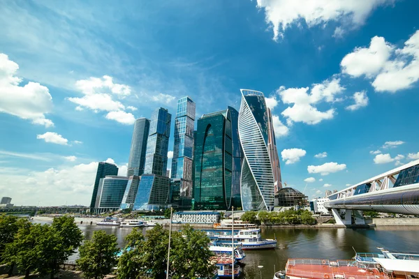Moskwa, Rosja - 17 czerwca 2016 r. Moskwa miasto (Moscow International Business Center). — Zdjęcie stockowe
