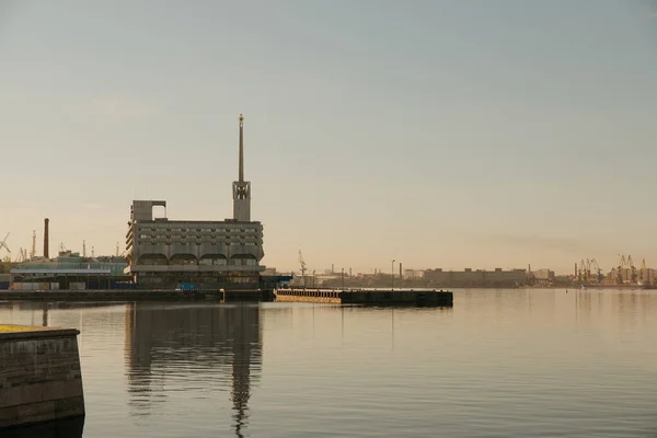 Petersburg Rusland Mei 2020 Bouw Van Een Zeeterminal — Stockfoto