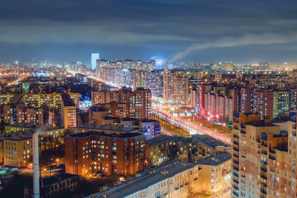 Санкт-Петербург ночью
