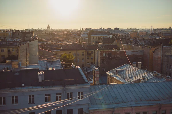 St. petersburg, dächer — Stockfoto