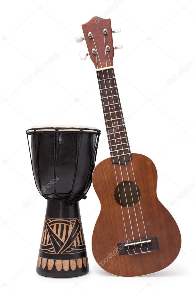 Ukulele and drum