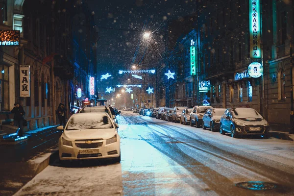 St. Petersburg, Zima 2015 — Stock fotografie