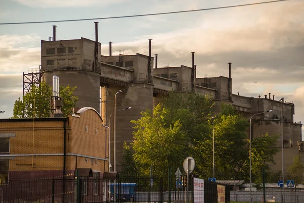Saint-Petersburg, Federacja Rosyjska. fabrykę cementu. — Zdjęcie stockowe