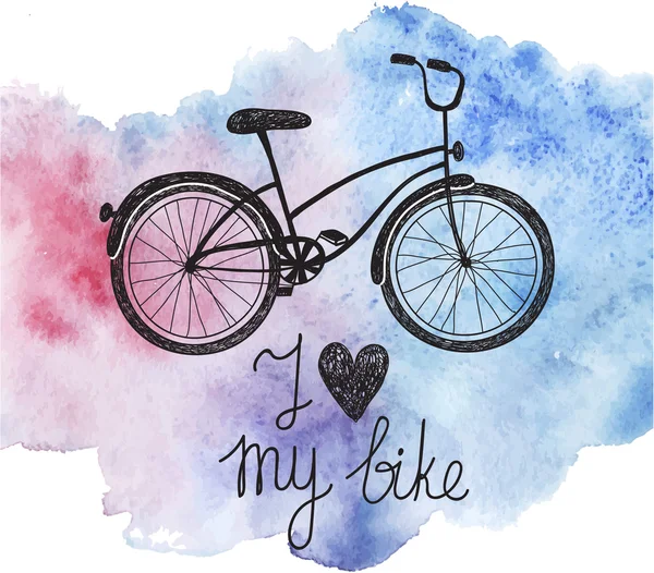 hand drawn bicycle