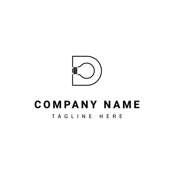 Logo tasarım harfi D + Light, büyük ihtimalle bir işletme ya da elektrik şirketine uygun, baş harfleri D veya öyle bir şey.