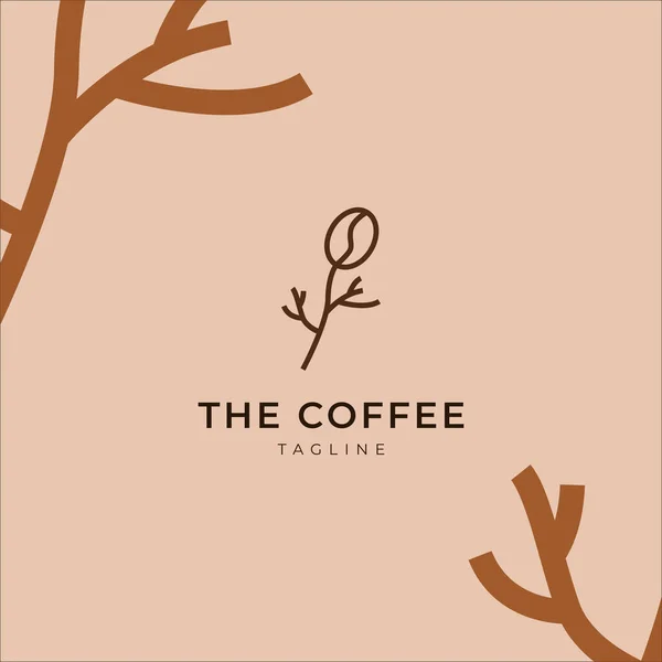 Kahve Ağacı Logosu Şablonu. Tasarımlarınız için Kahve Ağacı Logosu Tasarımı. Kahve Ağacı Logosu İş, Yaratıcı Endüstri, Şirket ve diğerleri için Tasarım.