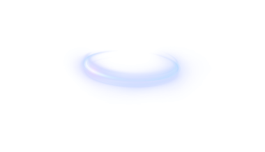 Yumuşak parıltılı, hareketli ve katmanlı renklere sahip serin mavi bir ışık girdabı dinamik, soyut ve enerjik bir etki yaratır. PNG biçimi.