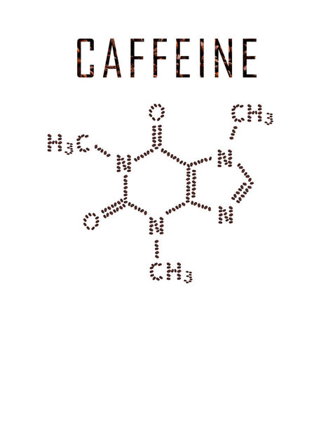 Caffeine formula made from coffee beans