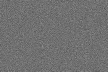 Soyut Turing çizgisi labirent mercan deseni
