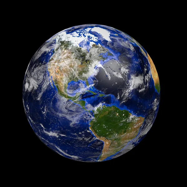 Blue marble planet earth — Stock Photo, Image