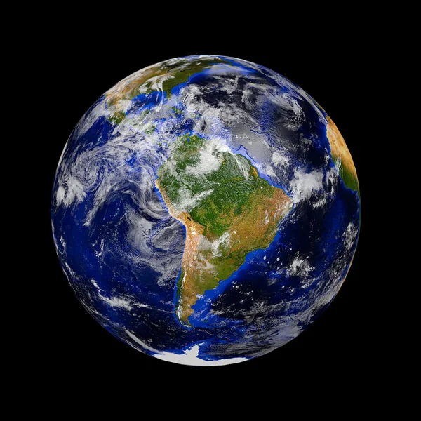 Marmur niebieski planeta ziemia — Zdjęcie stockowe
