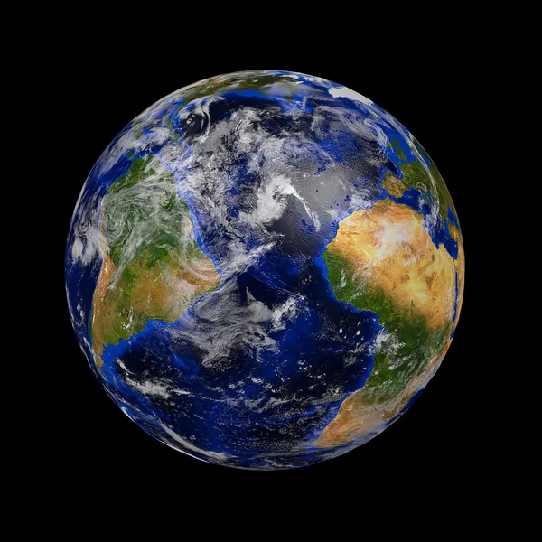 Modrý mramor planety Země — Stock fotografie