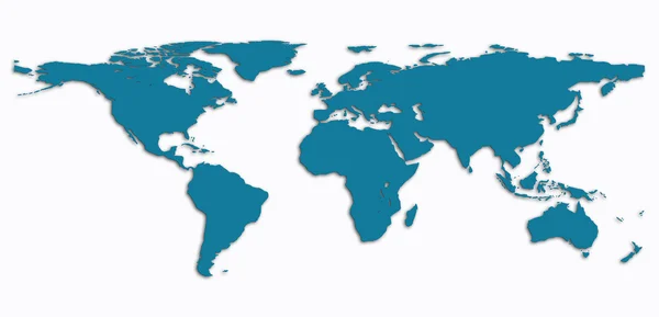 Mapa mundial — Foto de Stock