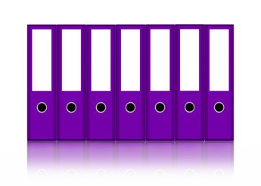 Renkli office ciltleri satırı