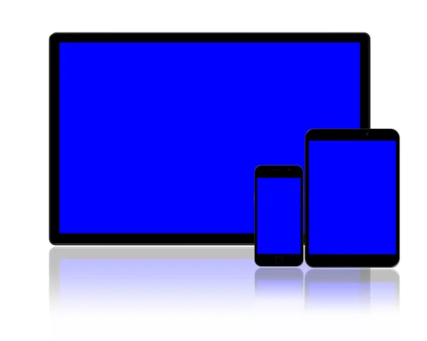 TabletPC och smartphones — Stockfoto