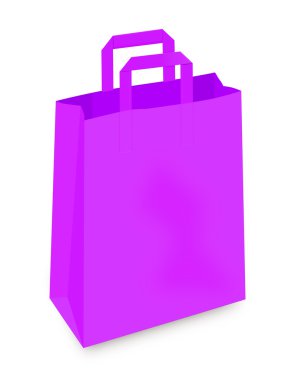 Menekşe alışveriş çantası