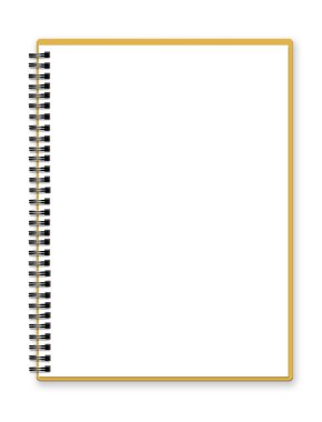 boş spiral defter