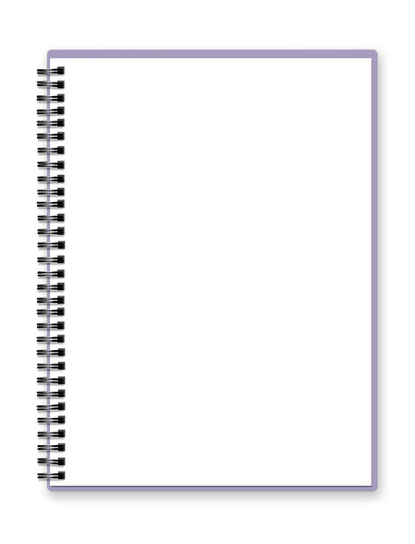 Blank Spiral notebook