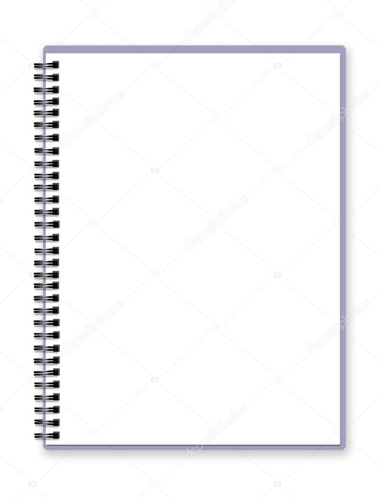 Blank Spiral notebook