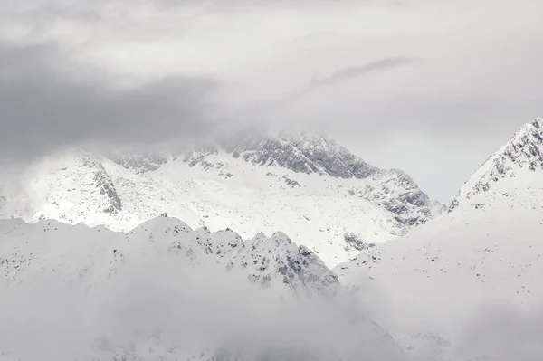 Madonna Campiglio Trentino Alto Adige Dolomiti Innevate Cielo Innevato — Foto Stock