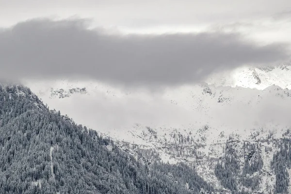 Madonna Campiglio Trentino Alto Adige Dolomiti Innevate Cielo Innevato — Foto Stock