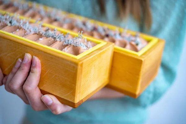 Büyük ev yapımı doğal sabun.