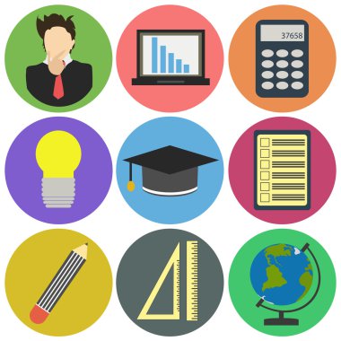 set of detailed icons