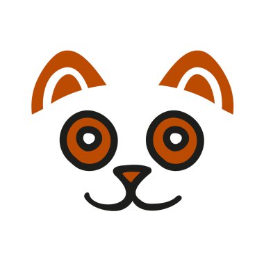 Vektör logosu ile kedi