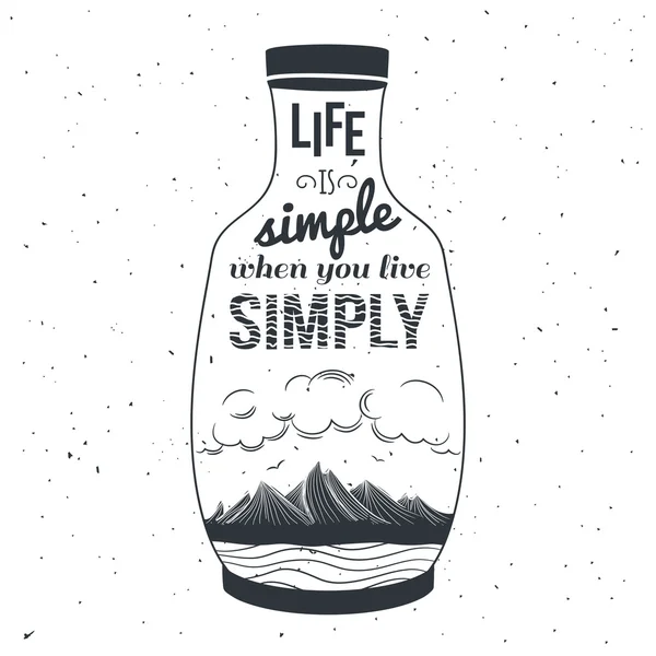 tipografi poster Dağları ile