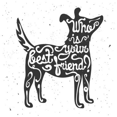 hand drawn style lettering poster