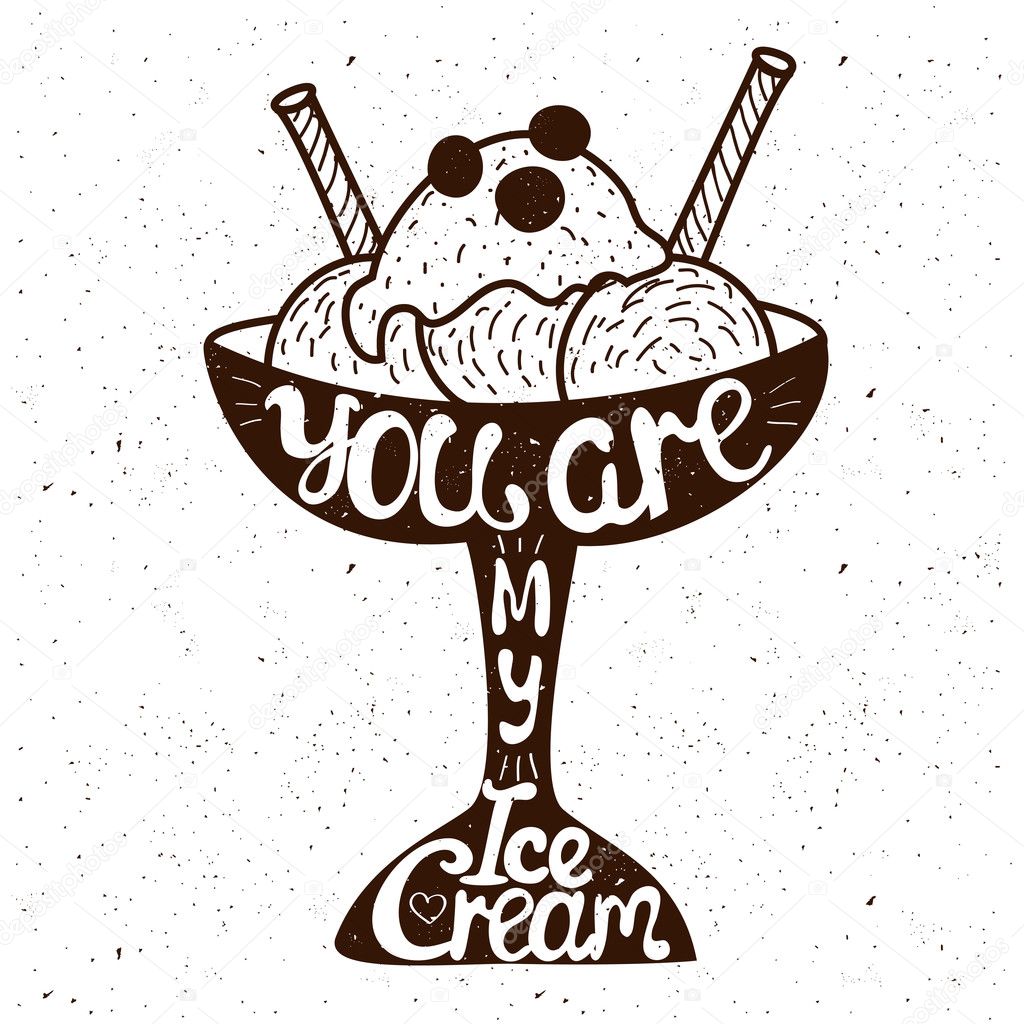 ice cream or frozen yogurt.