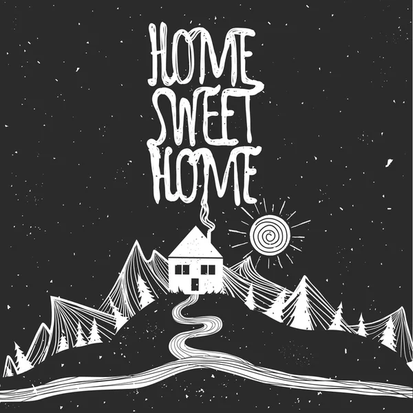 ホーム甘い家 — ストックベクタ