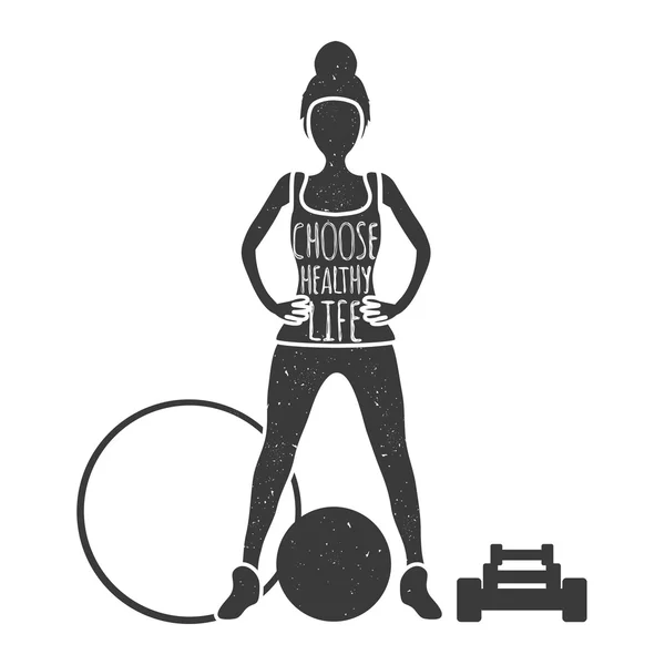 Woman body outline silhouette — Stok Vektör