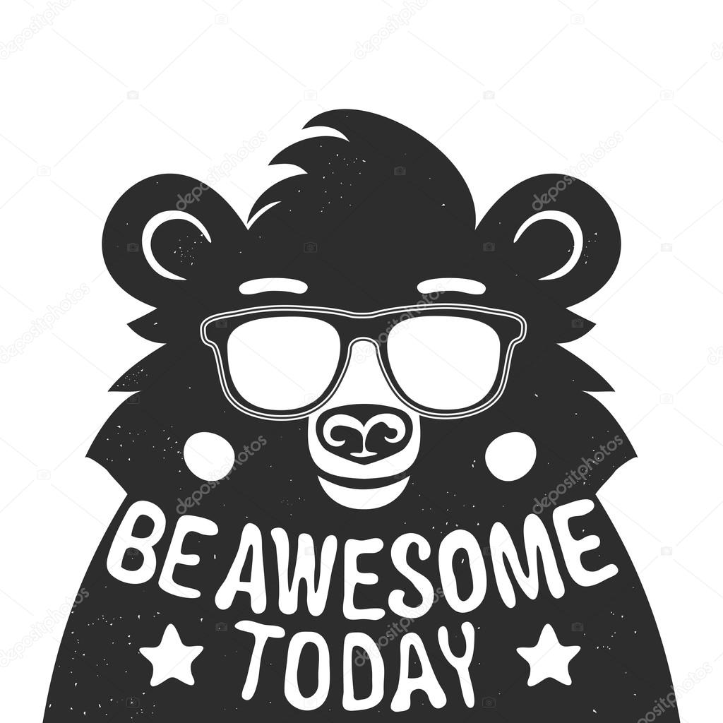 super stylish bear