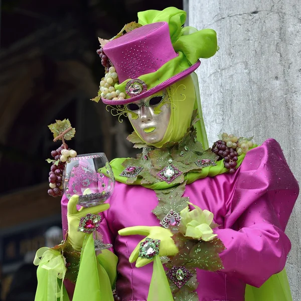 Venecia. Carnaval. Máscaras. Disfraces . —  Fotos de Stock