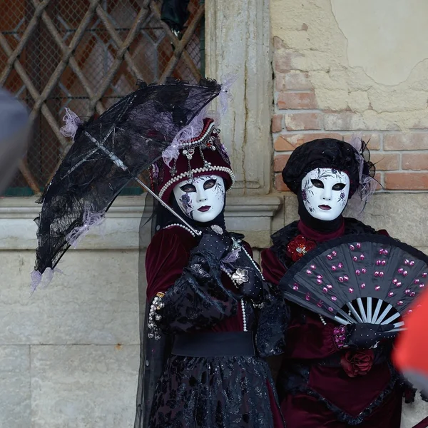 Venedik. Karnaval. Maskeler. Kostümleri.