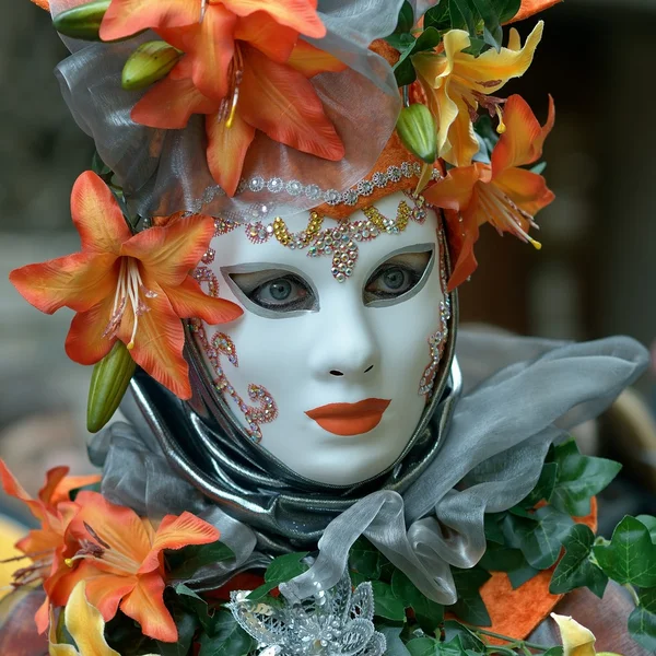Venedik. Karnaval. Maskeler. Kostümleri. — Stok fotoğraf