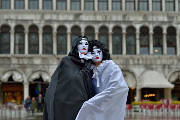 Venedik. Karnaval. Maskeler. Kostümleri.