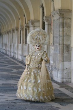 Venedik. Karnaval. Maskeler. Kostümleri
