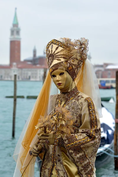 Venecia. Carnaval. Máscaras. Disfraces —  Fotos de Stock