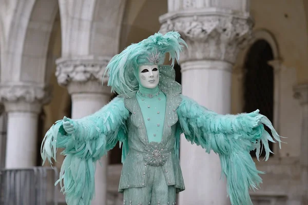 Venetië. Carnaval. Maskers. Kostuums — Stockfoto